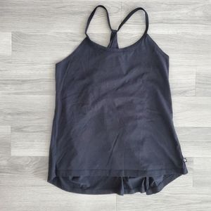 🌸 2/$25 | Fabletics Black y-back gathered tank